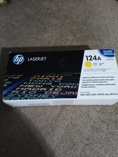 HP Genuine 124A Yellow Original LaserJet Toner Cartridge Q6002A OEM Box Damage