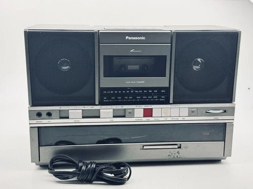 Vintage Panasonic SG-J500 FM AM Radio Cassette Record Player Boombox Portable