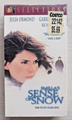 Smilla's Sense of Snow Vintage VHS Drama Thriller  2001 NEW SEALED WATERMARK