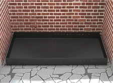 Adjustable Fireplace Tray, Expandable Ash Pan for Ash Collection, Galvanized Ste