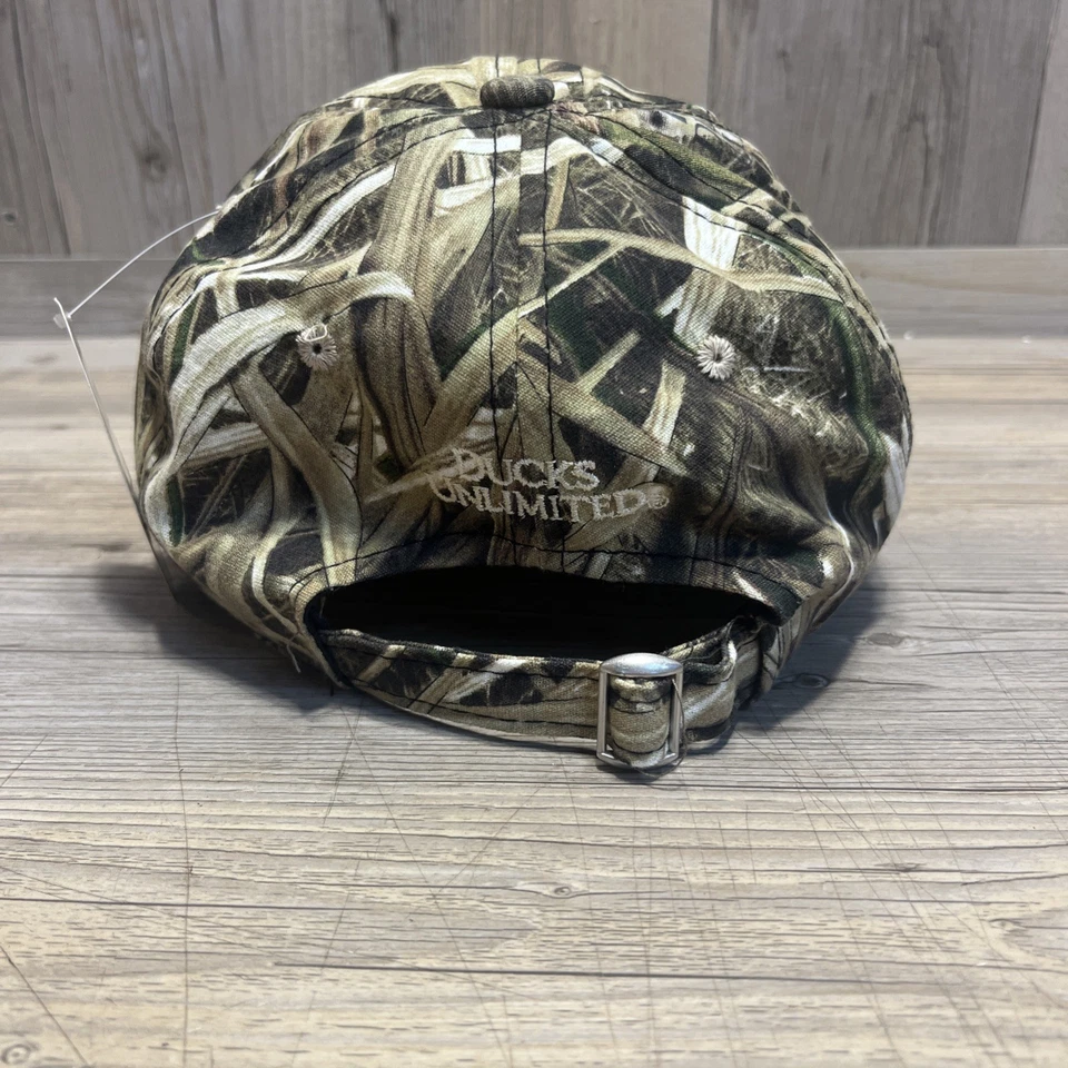 Ducks Unlimited Shadow Grass Mossy Oak Hat 200909947 Adjustable Hat Camo - Image 3 of 4
