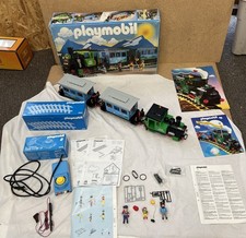 Playmobil 1995 Passenger Model 4005 Electric Train Track Set Cars Rare See Ad.