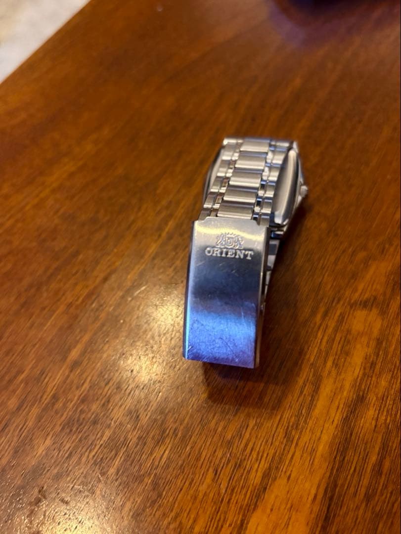 Orient Three Star Square Automatic Watch Silver D… - image 2