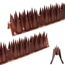 KOKMEYA Bird Spikes, Brown, 24 Pack, New Roof Overhang 24, Brown 