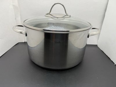 167) FISSLER Stainless Steel Pot 024cm Stainless 18-10 Induction