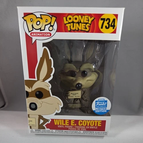 Funko Pop WILE E. COYOTE (734) FUNKO SHOP STICKER ANIMATION/CARTOONS