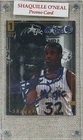 Shaquille O'Neal Orlando Magic Promo Card #1 Draft Pick Auto Signed
