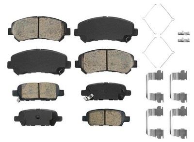 Ceramic Brake Pads Front Rear w/Hardware for 2014-17 NISSAN JUKE Nismo RS Models