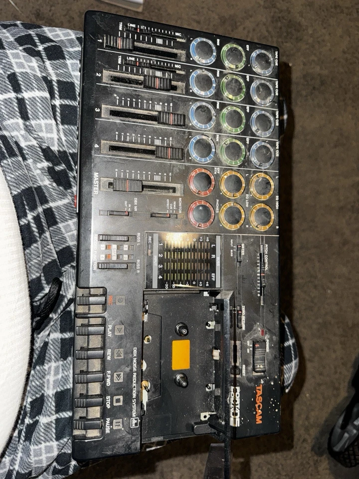 Tascam Porta 05 Ministudio Multitrack Cassette Recorder Power On Tested No Cord - Image 3 of 4