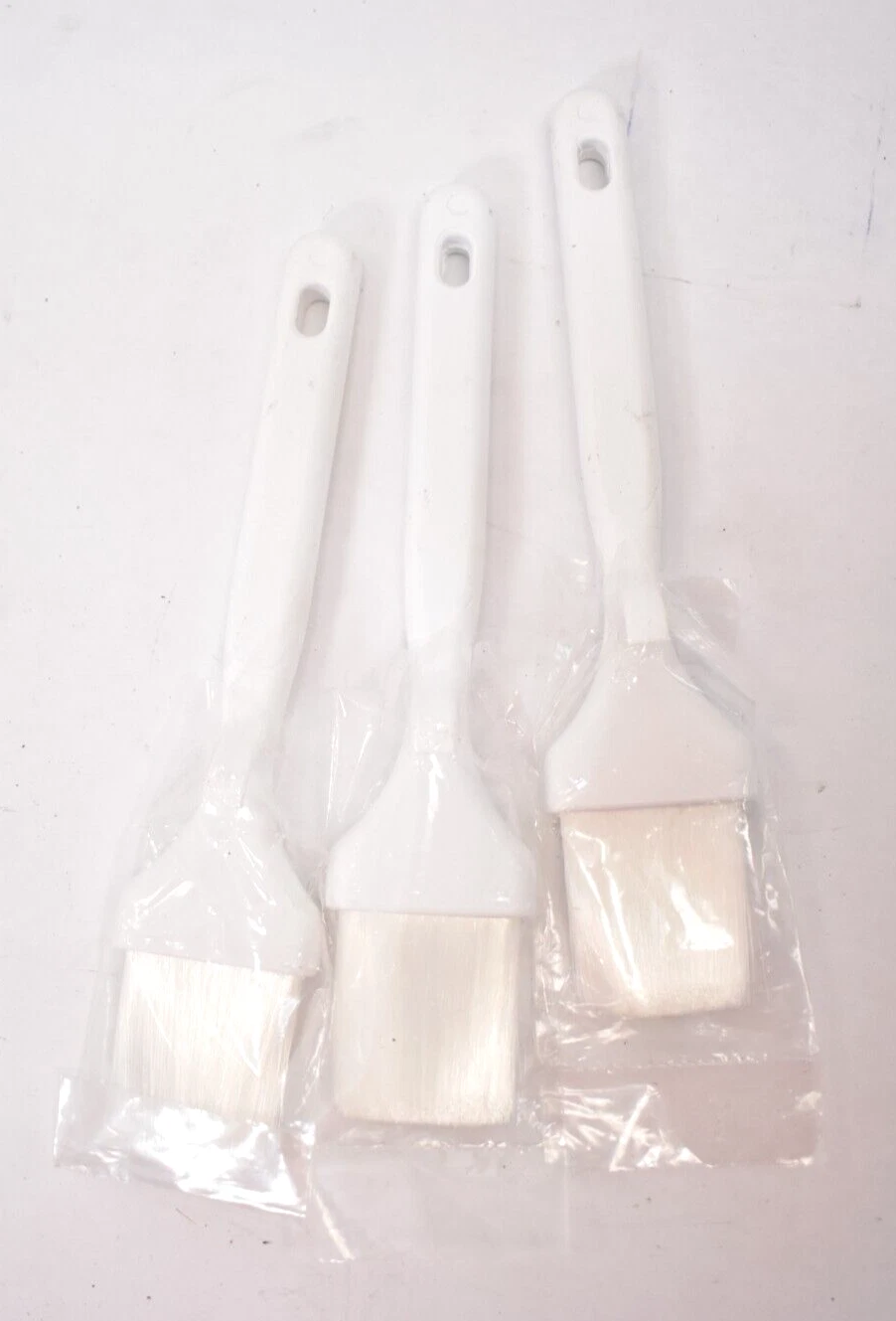 Lot of 3 Carlisle Nylon 2" White Soft Bristle Basting Pastry Brush Hanging Hook
Opens in a new windo