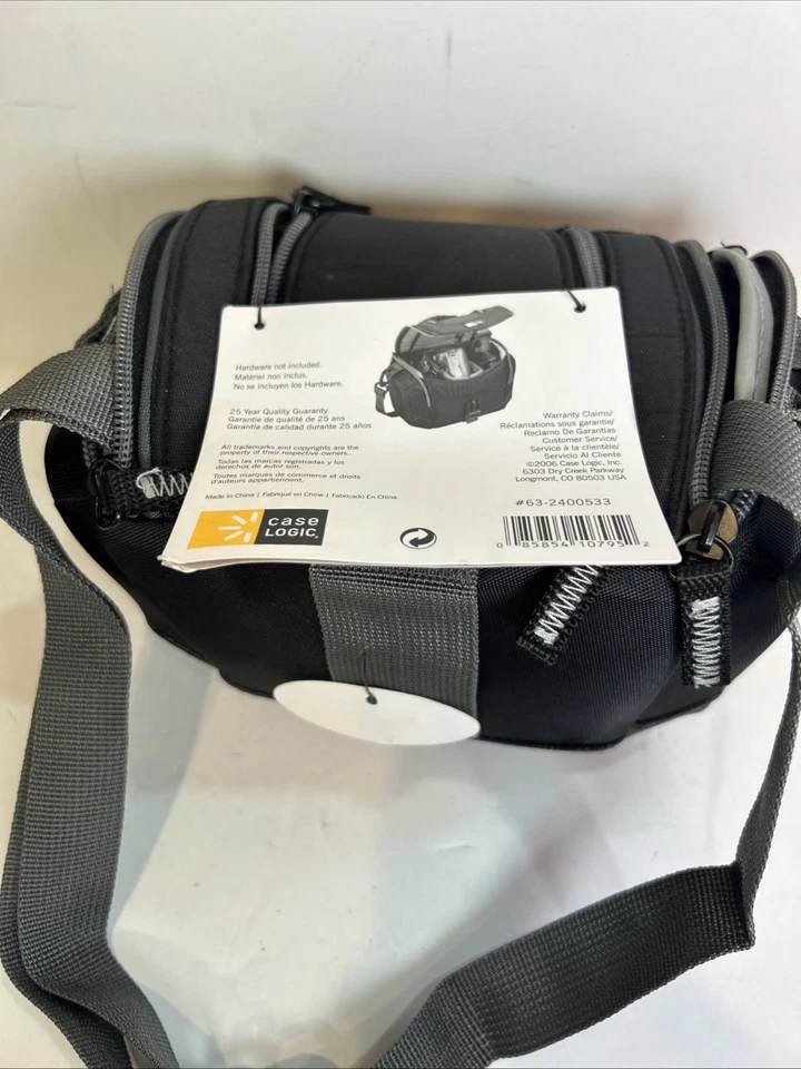 NUEVO CON ETIQUETAS ESTUCHE LOGIC DCB-66 ESTUCHE BLANDO ZOOM ALTO (FC3005951) 1 Pull Access Estuche para cámara Foto 2 de 4