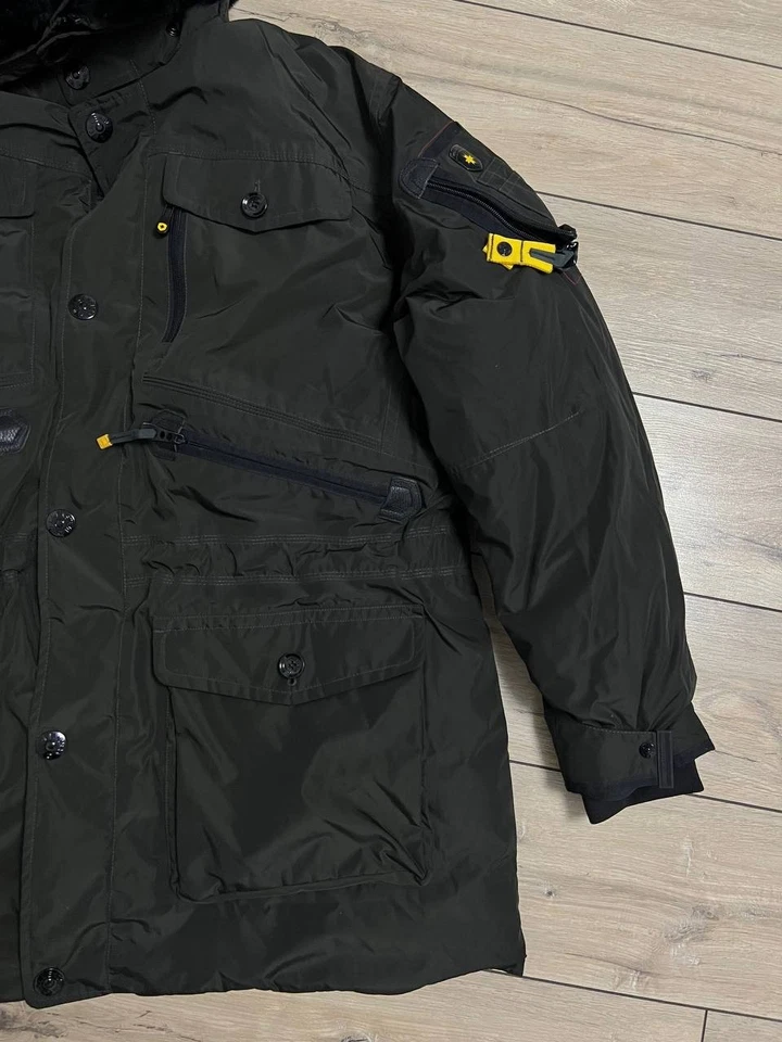 Men's Wellensteyn Falkland Khaki Winter Puffer Jacket Parka sz 4XL Military - Image 4 of 4