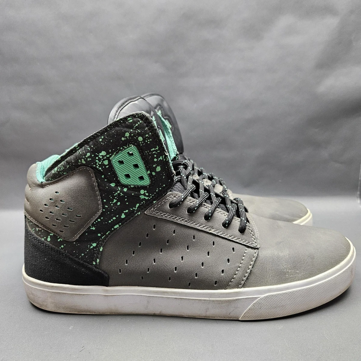 Zapatos Deportivos Supra Skytop Para Hombre - Estilo High-top, Mezcla De Piel Y Gamuza