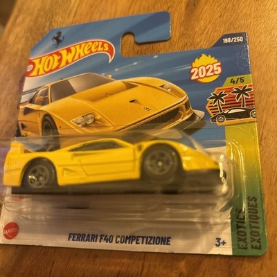 Hotwheels   Ferrari F40 Competizione Gelb   Exotics Neu und Ovp