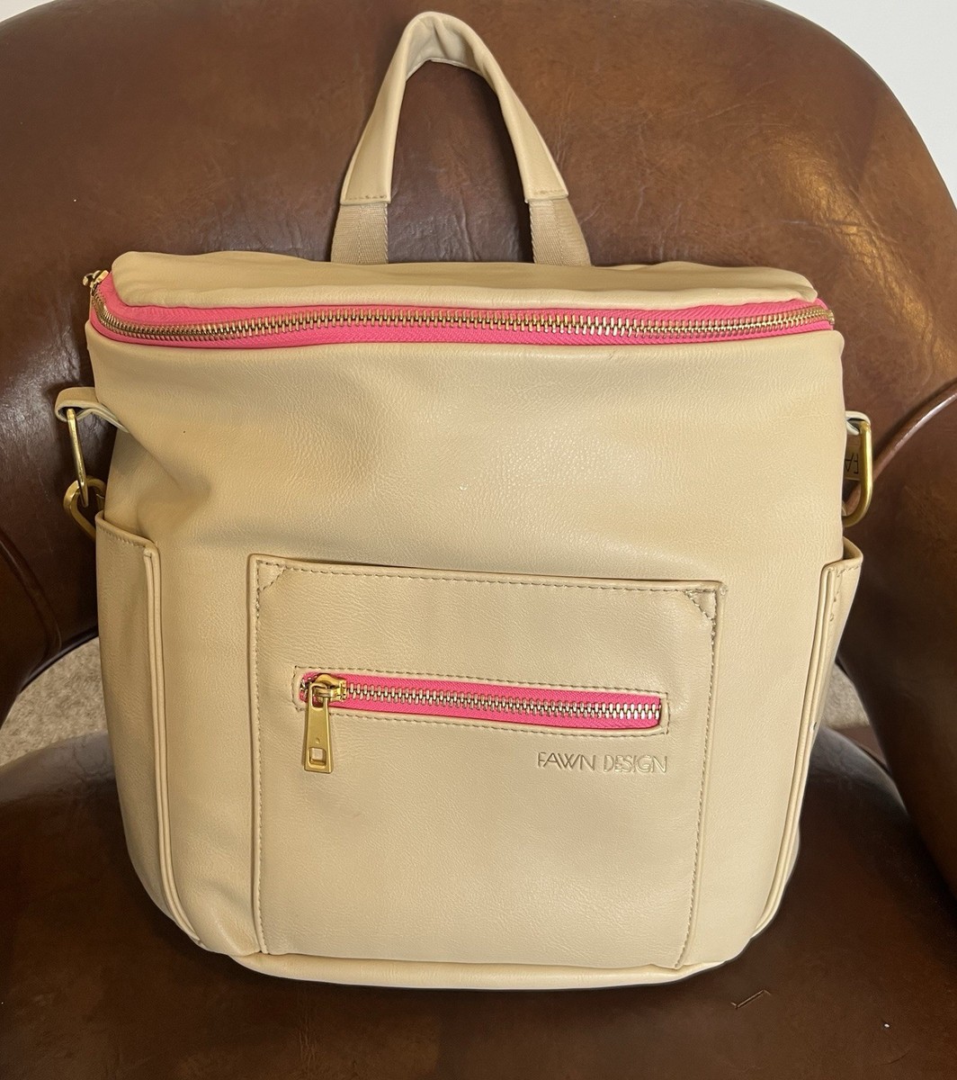 FAWN DESIGN The Original Diaper Bag, Faux Leather Backpack  display picture 1