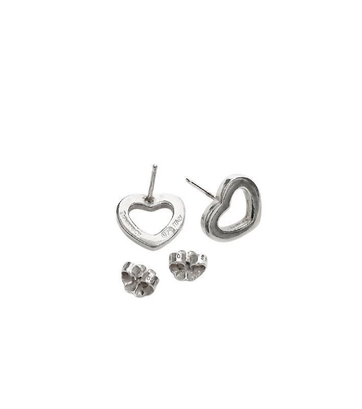 Tiffany & Co Öffnes Herz Silber Ohrringe 68103 160785681 [U]