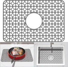 TOOVEM Kitchen Sink Mats, 11.5 x 18.2 Inch Sink Protectors for Kitchen Sink