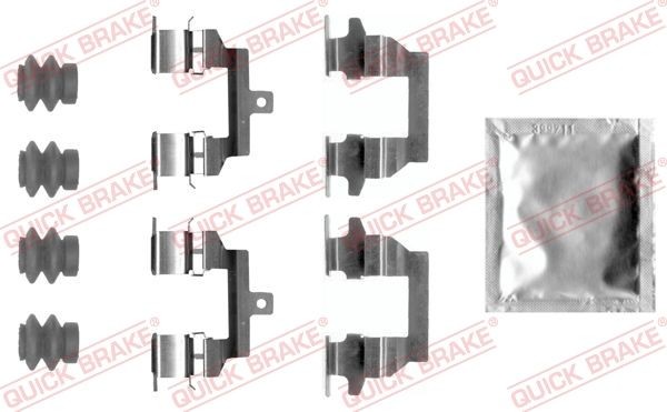 ZubehÖRsatz Scheibenbremsbelag Hinten Quick Brake 109 0026 Peugeot Renault-image