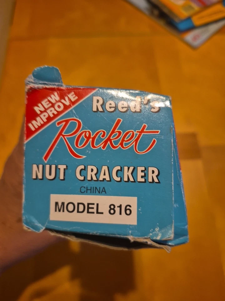 Reed's Rocket Nut Cracker Unused In Imperfect Original Box Model 816 - Image 4 of 4