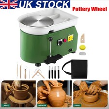 350W Electric Pottery Wheel 25cm Turntable Ceramic Forming Machine for Adults UK