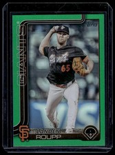 2025 Topps Update #US135 Landen Roupp Green Holo Foil #/99