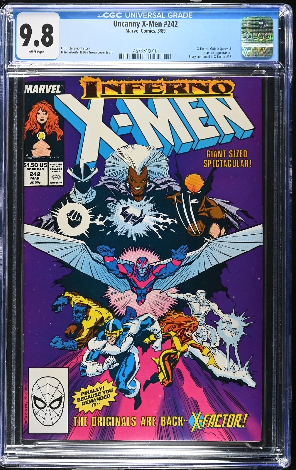 Uncanny X-Men #242 Value - GoCollect