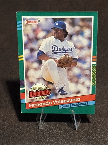 Fernando Valenzuela #BC-11 1991 Donruss Highlights card