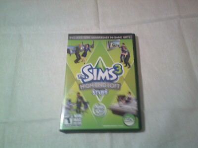 VTG PC Game The Sims 3 High End Loft Stuff Very Good Teen | eBay