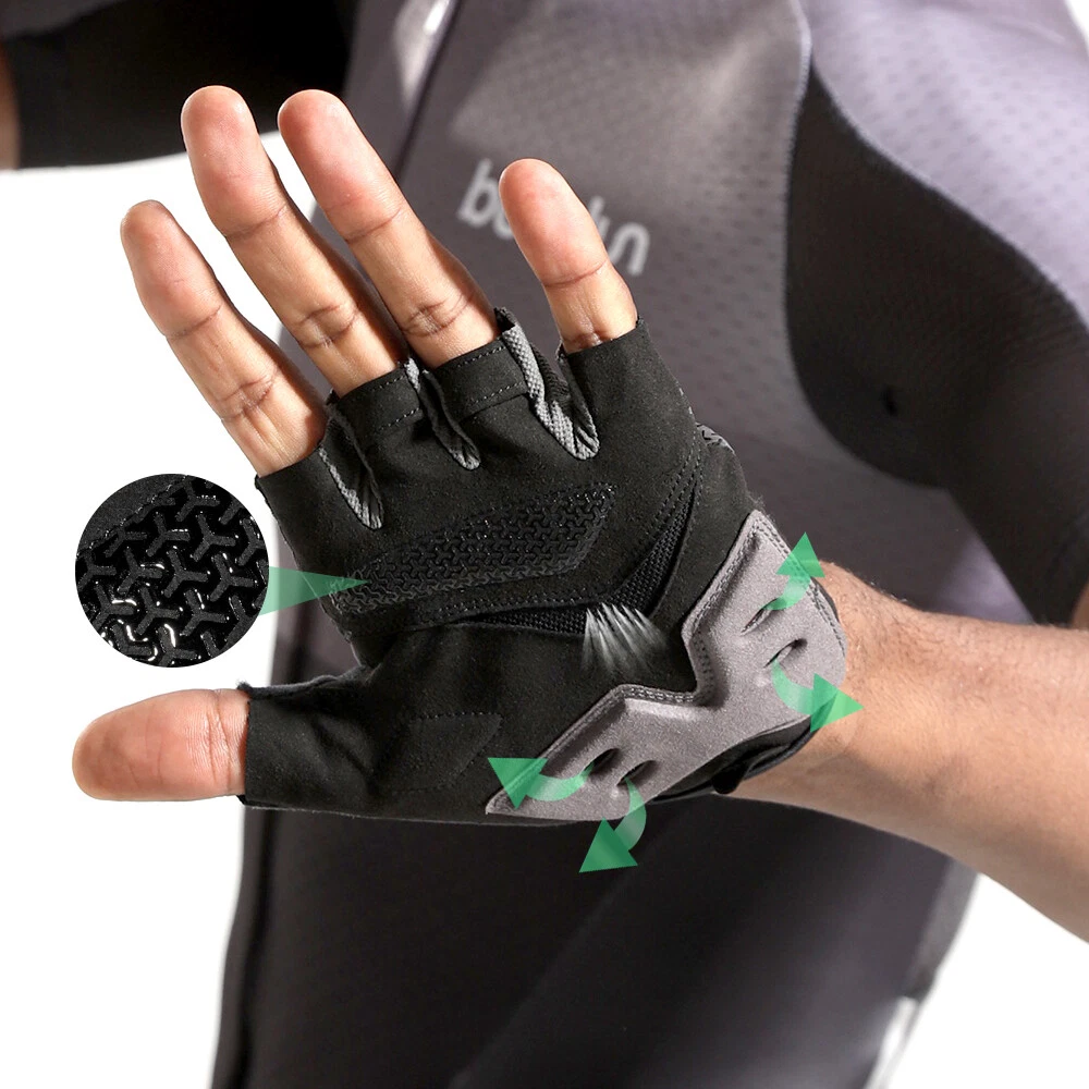 Mens cycling gloves fingerless hot sale