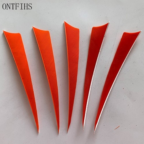 50Pcs ONTFIHS New 5 Inch Arrow Feather Fletchings 5" Archery Vanes For DIY - Picture 13 of 20