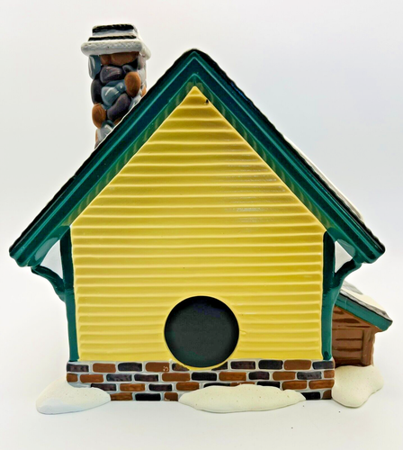 Department 56 Snow Village “Fisherman’s Nook Trout & Bass Cabins" 1994 w/ Lights - Picture 9 of 11