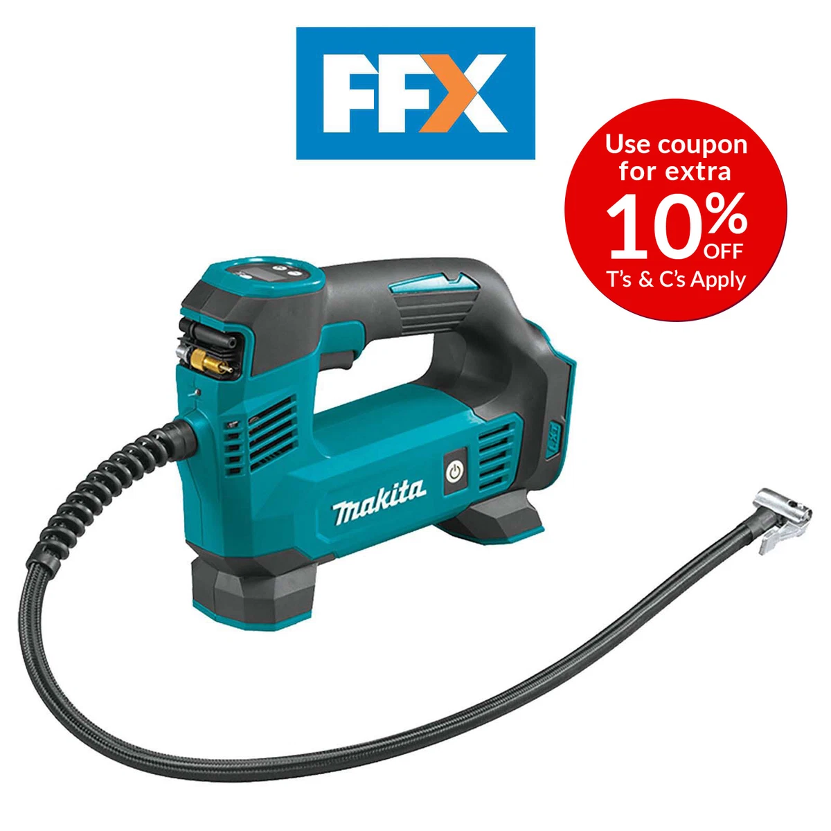Makita DMP180Z 18V LXT Tyre Inflator Bare Unit Pump Car Bike Motorcycle Vans