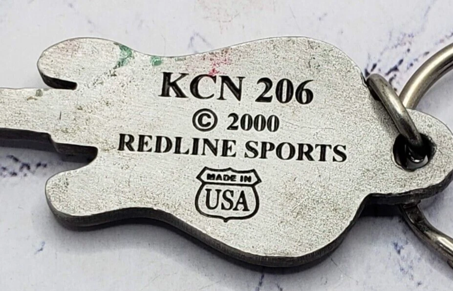 Bobby Labonte #18 Interstate Batteries Nascar Guitar Shaped Keychain - Image 3 of 3