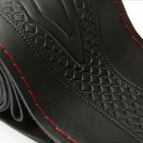 38CM DIY Geflecht Auto Lenkrad Bezug Echtleder Naht auf Folie Weich - Bild 7 von 18