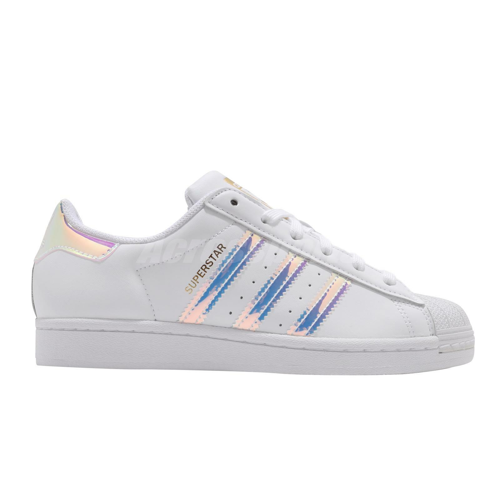 adidas Originals Superstar W Iridescent White Gold Women Classic Shoes  FX7565 | eBay