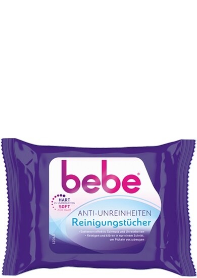 Очищающие салфетки Bebe Young Care от загрязнений, произведенные в ЕС