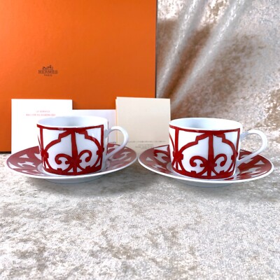 Hermes Tea Cup & Saucer Balcon du Guadalquivir Porcelain Tableware