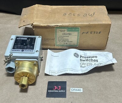 #ad #ad NEW IN BOX General Electric CR127B3 Pressure Switch 1 10Psi Type 13 WARRANTY $650.00