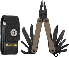 , Rebar Multitool with Premium Replaceable Wire Cutters and Saw, Coyote Tan with