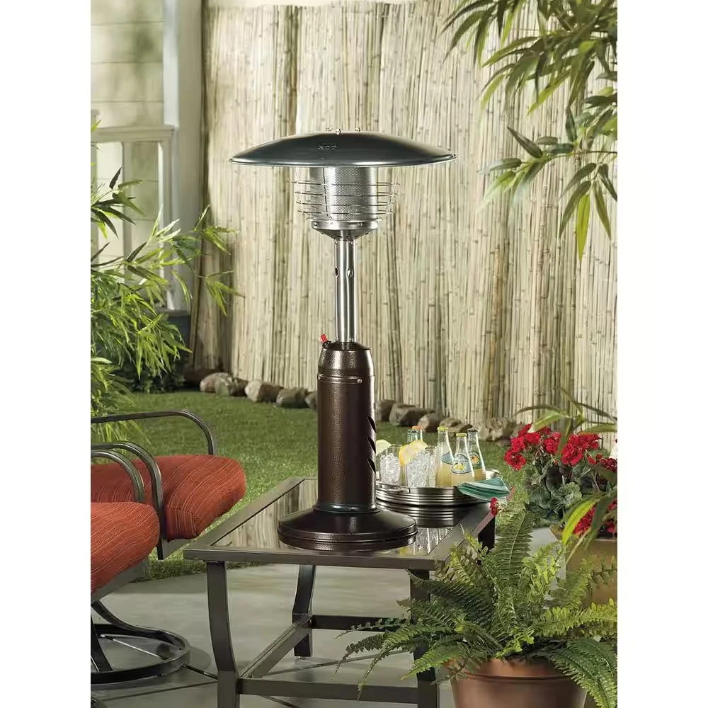 LIVING ACCENTS 10,000 BTU Tabletop Propane Steel Patio, 45 OFF