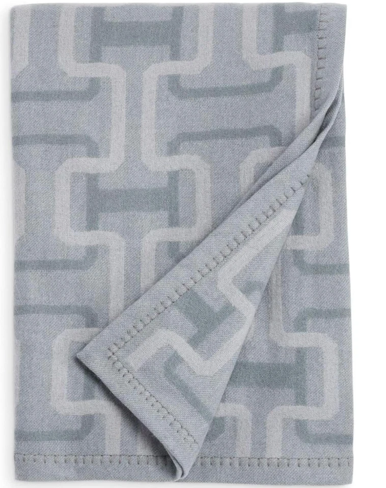 Lana de cordero/cachemira entrelazada de lana de cordero Hudson Park Collection 50"x70" Foto 2 de 4