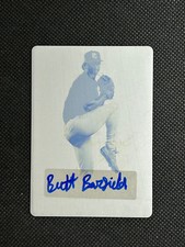 BRETT BARFIELD 2021 Leaf Perfect Game AUTO Printing Plate Yellow 1/1 Rookie Card