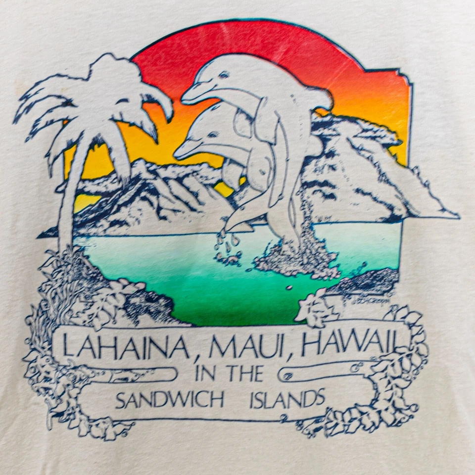 Camiseta Pakalolo Weed Lahaina Maui Hawaii XL DE COLECCIÓN AÑOS 70 Surf Skater Hippie Foto 4 de 4