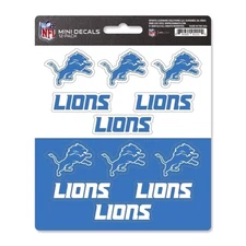 Detroit Lions NFL Vinyl Die-Cut Sticker Set / Decal Sheet *Free Shipping