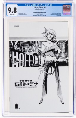 TOKYO GHOST 1 Diamond Retailer SKETCH Variant CGC 9.8 Image Comics sean Murphy
