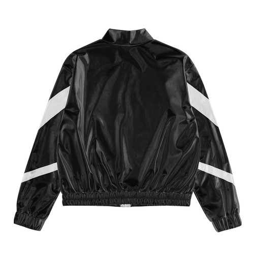 Kids Girls Shiny Metallic Bomber Jacket Zipper Blazer Stage Performance Jacke - Picture 19 of 77