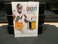 National Treasures Steel Curtain Worn Jersey Steelers Antonio Brown 17/25  2015