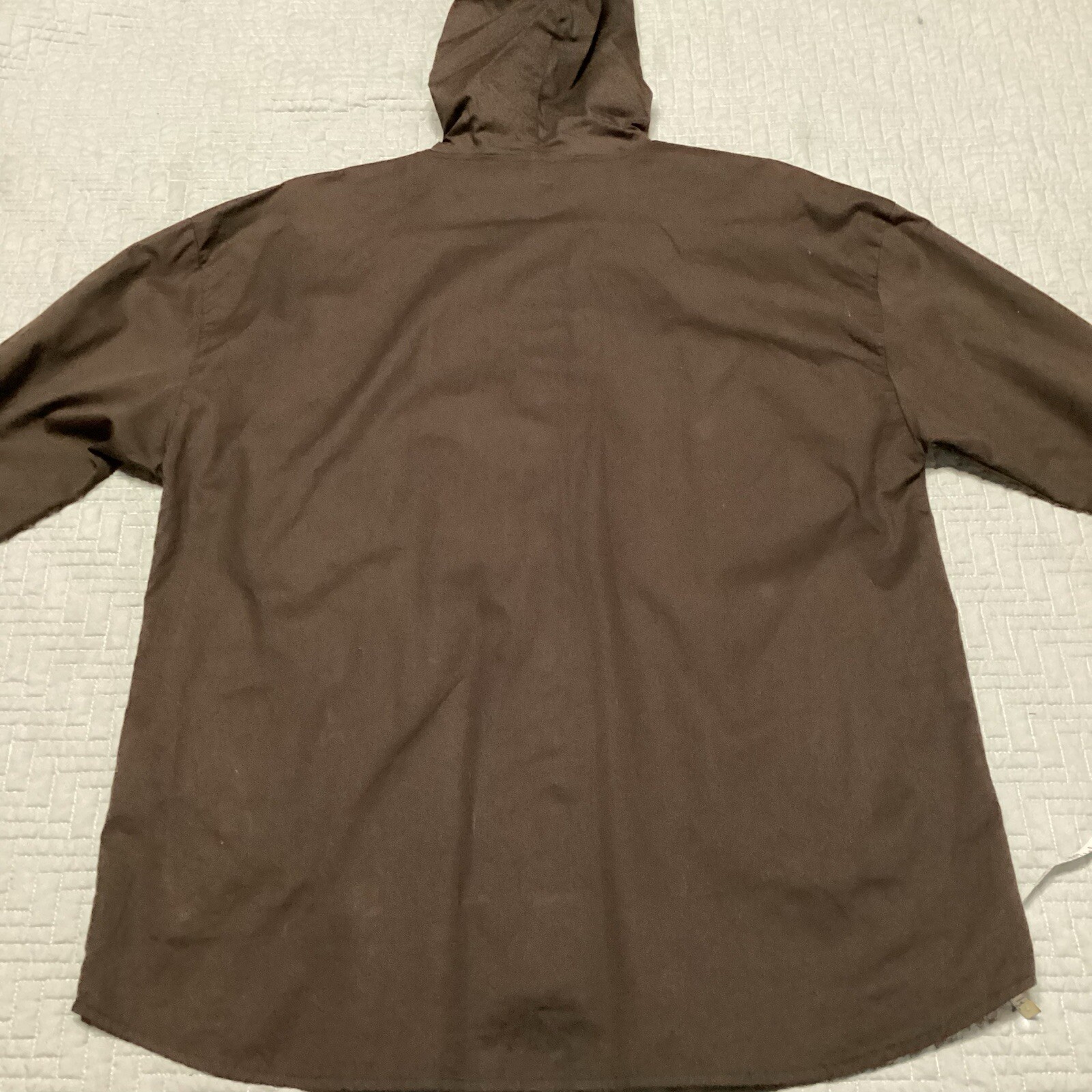 Zara Basic Big Button Front Hooded Long Sleeve Bl… - image 7