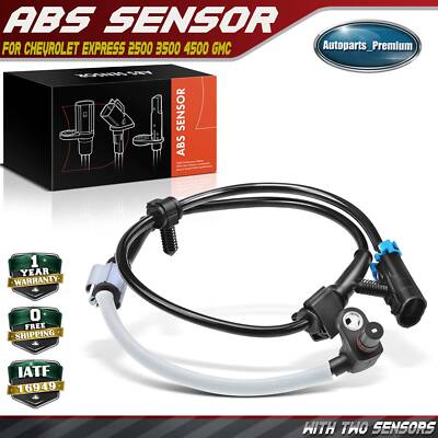 Front ABS Wheel Speed Sensor For Chevy Express & GMC Savana 2500/3500 (2003-2018)