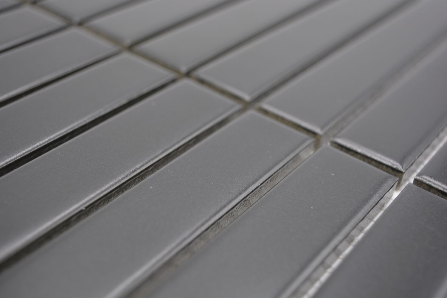 Mosaïque Murale En Céramique Effet Bâtonnet – Cobalt Brillant – Modèle Stäbchenoptik (tapiscollé 30x30cm)